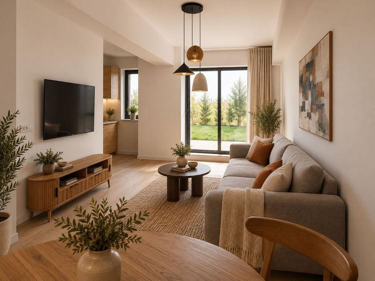 Apartament cu 2 camere decomandat, mobilat în Pipera