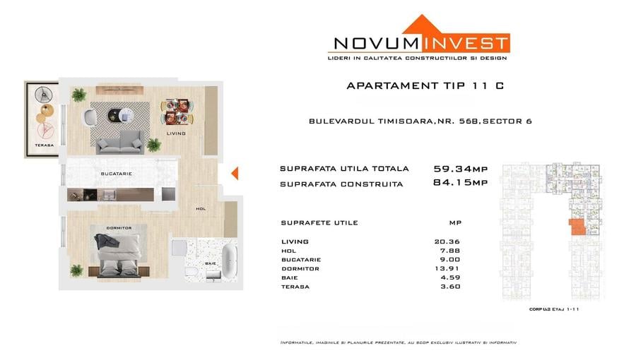 Apartament 2 camere I Parcul Liniei I Metrou Gorjului 600m - 1