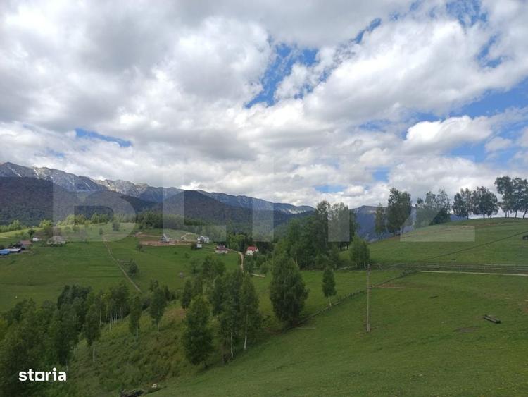 Teren cu fundatie de cabana, intabulat, 1.093 mp Satul Pestera, co - 6