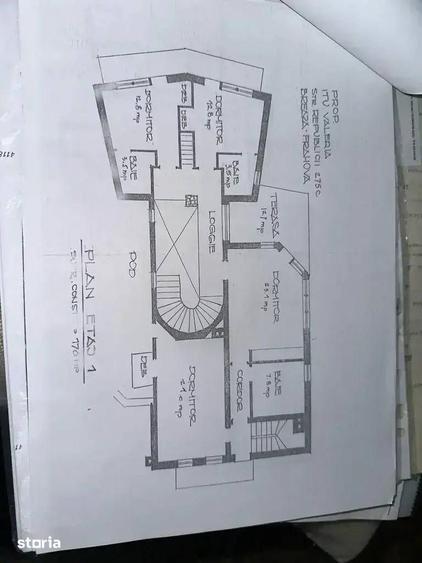 Casă cu 7 camere cu Teren 840 Mp în Central