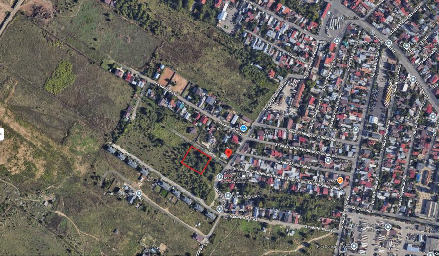 Teren Construcții intravilan de 650 mp, în Giurgiului
