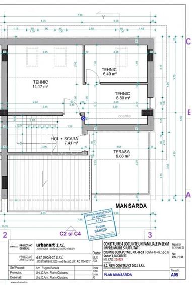 Duplex cu 3 camere cu Teren 108 Mp în Theodor Pallady