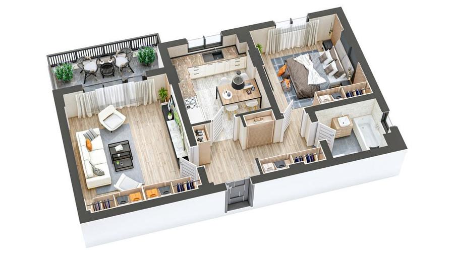Apartament cu 2 camere în Hipodrom 4