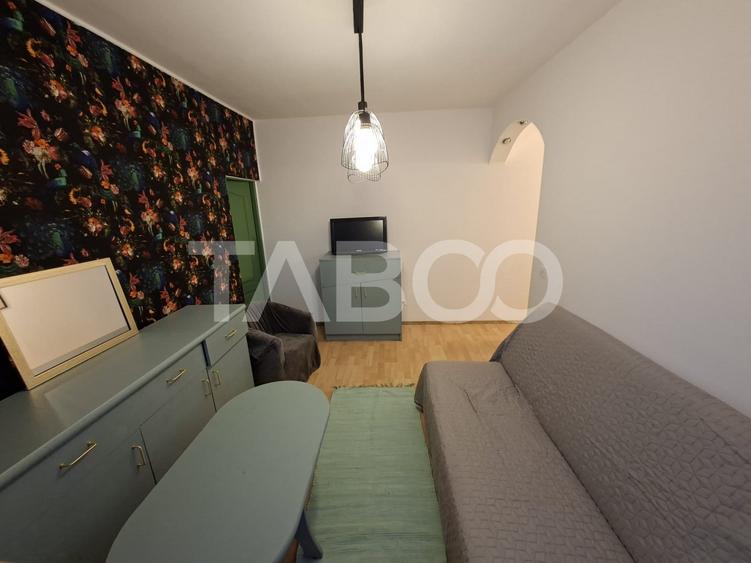Apartament cu 2 camere nedecomandat, mobilat în Mihai Viteazul
