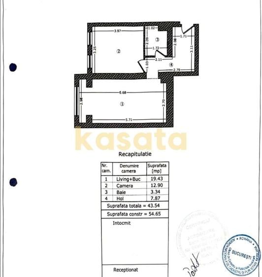 Apartament cu 2 camere decomandat, mobilat în Iancului