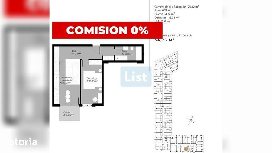Apartament cu 2 camere în Sopor