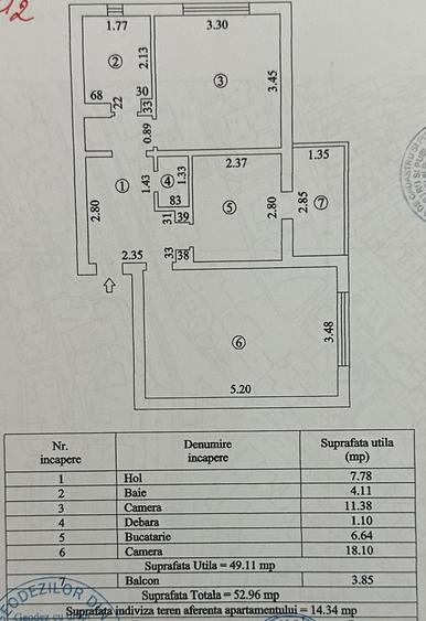 Apartament cu 2 camere decomandat, mobilat în Călărași