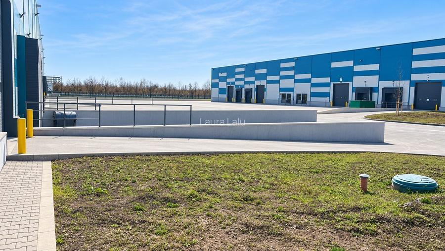 Hală logistică 576 mp în CTP Afumați, dock TIR, drive-in, H 8,5 m