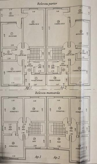 Duplex cu 5 camere cu Canalizare în Dumbrăvița