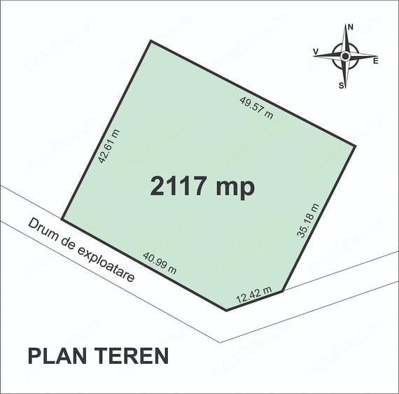 Vanzare teren intravilan in Magurele - Varteju - 1