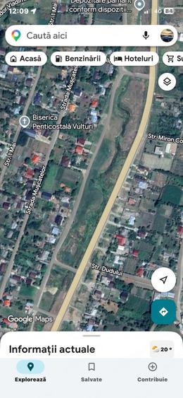 Casă cu 1 camere cu Teren 1050 Mp în Vulturi