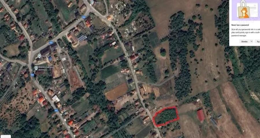 Teren de 2250 mp, în Aluniș