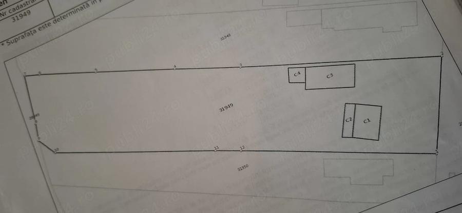 Teren de 2500 mp, în Movila Banului