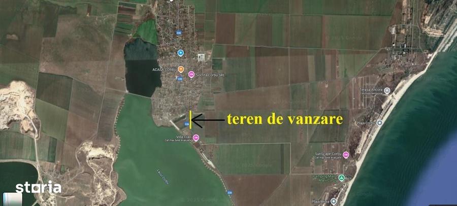 Teren de 6600 mp, în Corbu