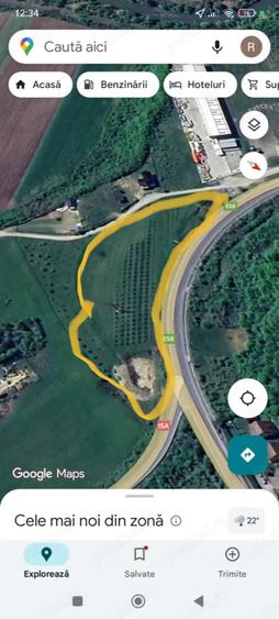 Teren de 12300 mp, în Crainimăt
