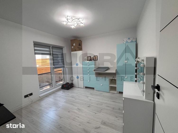 Apartament cu 3 camere semidecomandat, mobilat în Apahida