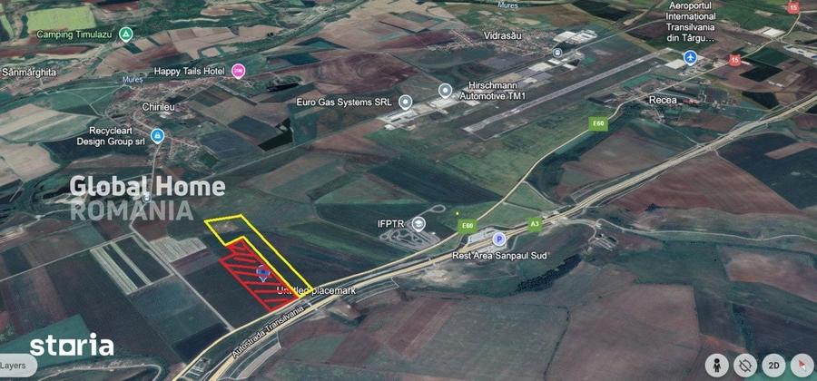 Teren de 37500 mp, în Sânpaul