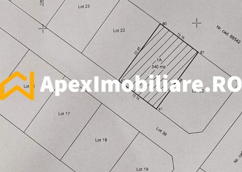 Teren Construcții intravilan de 340 mp, în Berceni