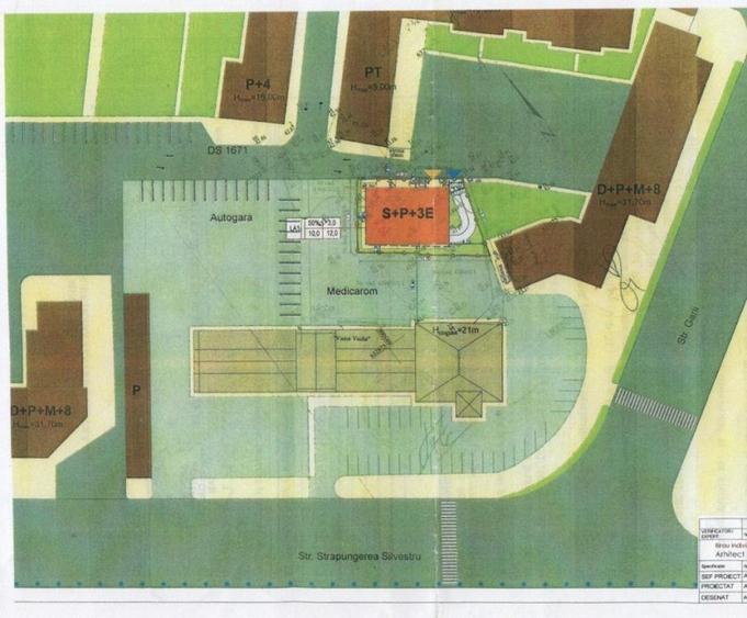 Teren Construcții intravilan de 500 mp, în Central