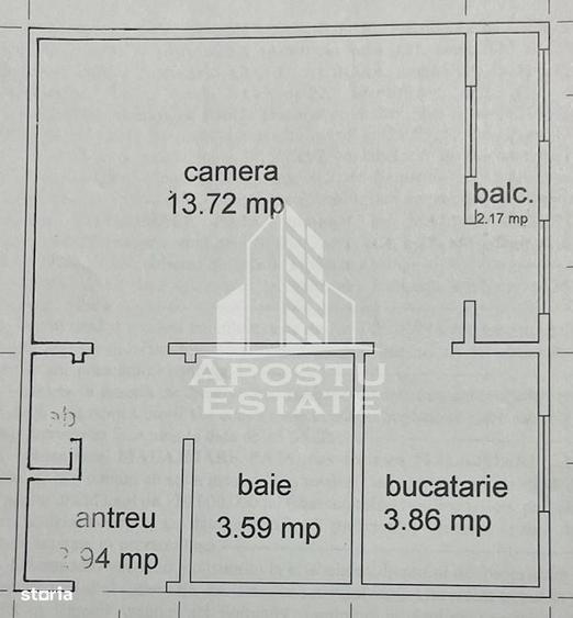 Garsonieră în Lipovei — fotografia 2
