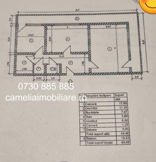 2 Camere, decomandat, 1 minut Metrou Gorjului, St 70 mp, modern, Bd Iuliu Maniu - 20