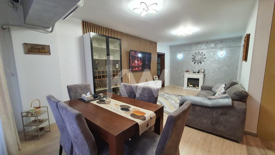 Apartament cu 3 camere semidecomandat, mobilat în Valea Lupului