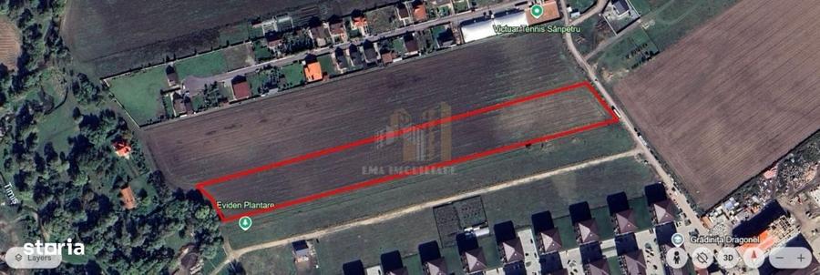 Teren de 17400 mp, în Sânpetru