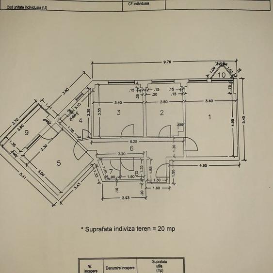 Apartament cu 3 camere decomandat în Central