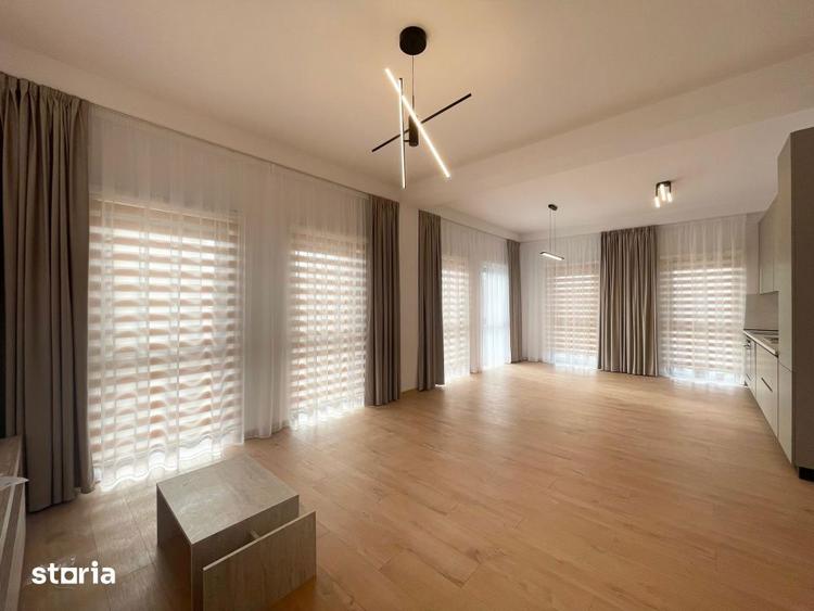 Apartament cu 2 camere semidecomandat, mobilat în Moșnița Nouă