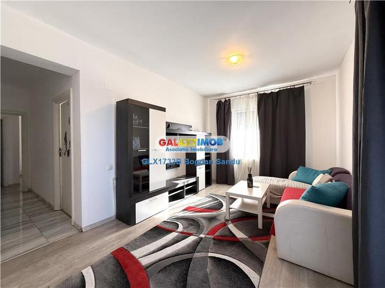 Apartament cu 3 camere semidecomandat, mobilat în Militari