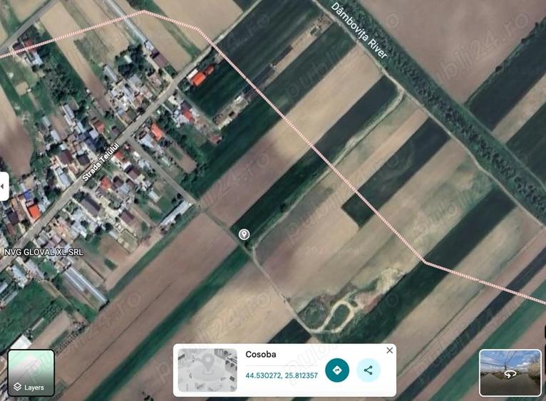 Teren de 2500 mp, în Cosoba