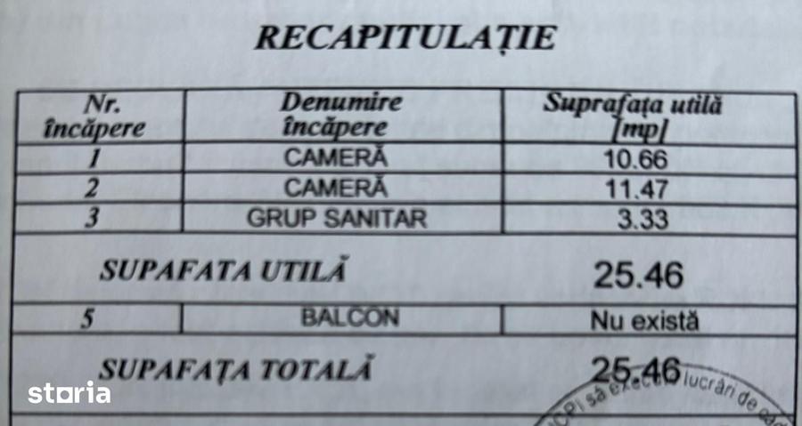 Apartament cu 2 camere în Rahova