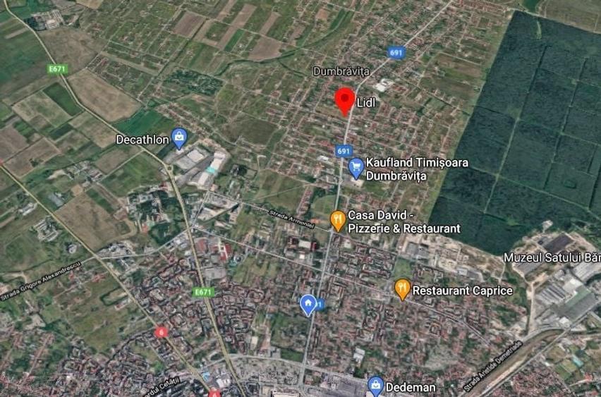 Teren Construcții intravilan de 1019 mp, în Dumbrăvița