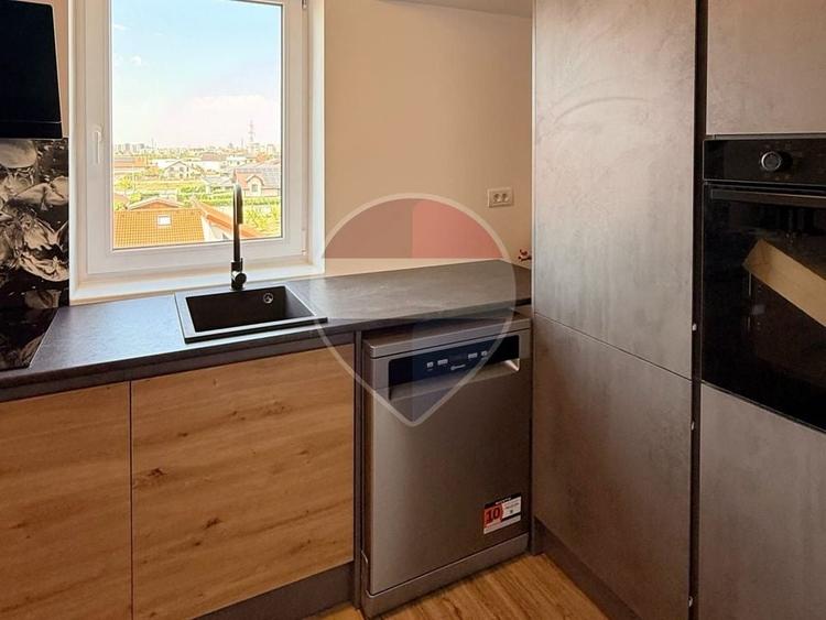 Apartament cu 2 camere nedecomandat, mobilat în Sânmartin