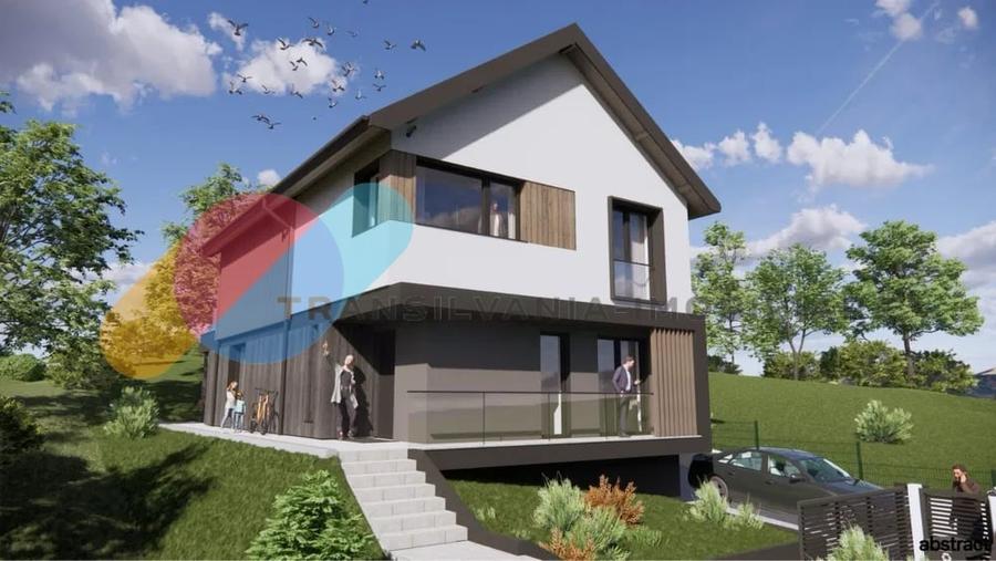 Casă individuală cu 4 camere cu Canalizare în Chinteni