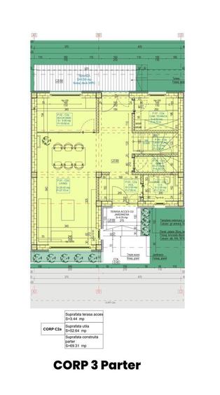 Casă cu 3 camere cu Teren 100 Mp în Central