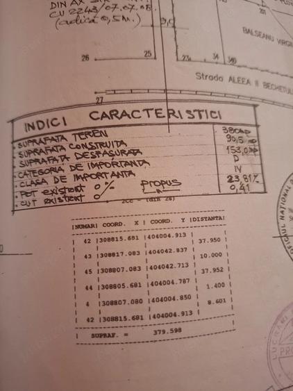 Casă cu 2 camere cu Teren 380 Mp în Romanești