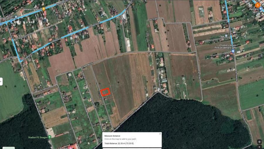 Teren de 500 mp, în Ghermănești