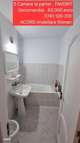 Apartament cu 3 camere decomandat în Central