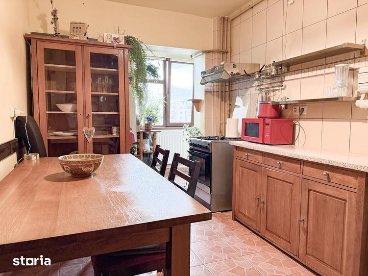 Apartament cu 3 camere decomandat, mobilat în Mărăști