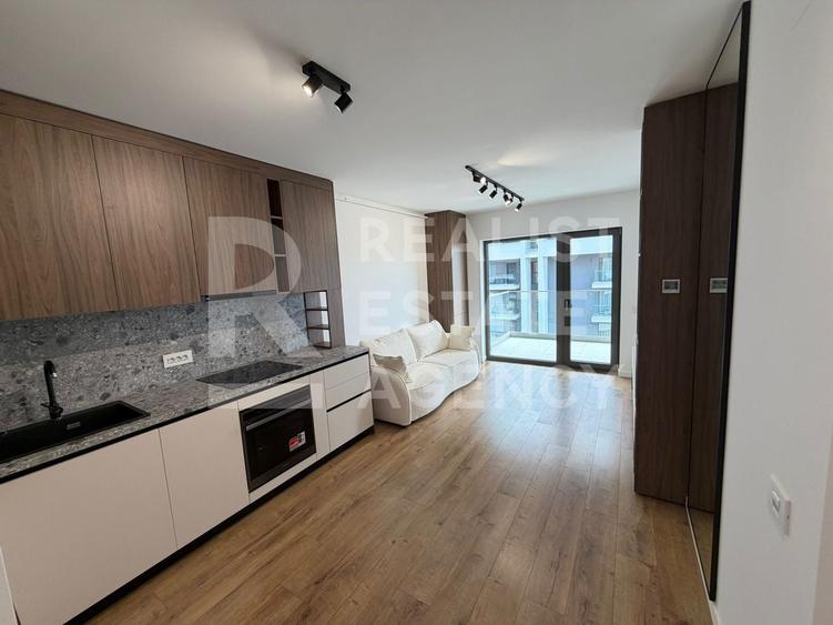 Apartament cu 2 camere semidecomandat, mobilat în Pipera