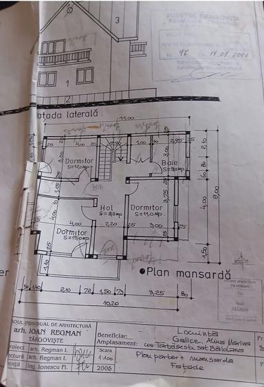 Casă individuală cu 5 camere cu Teren 969 Mp în Bâldana