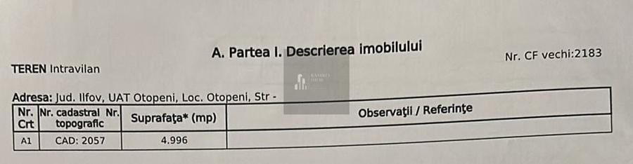 Teren Construcții intravilan de 5000 mp, în Central