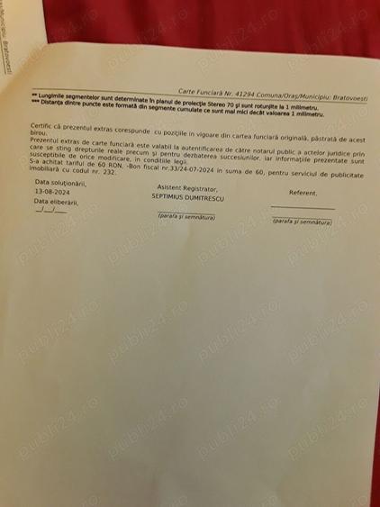 Teren intravilan 500 mp Comuna Bratovoiesti sat Prunet( Sta?iunea Victoria) jud Dol - 4