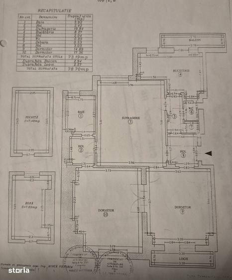 Apartament cu 3 camere semidecomandat în Gara de Nord