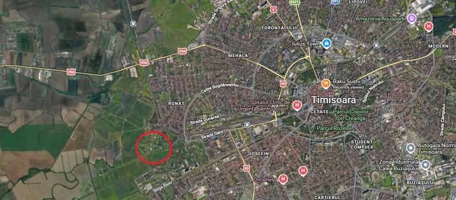 Teren Construcții intravilan de 5876 mp, în Ronaț