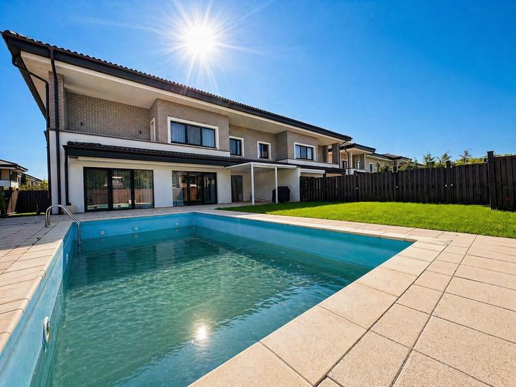 Duplex cu 9 camere cu Garaj în Central