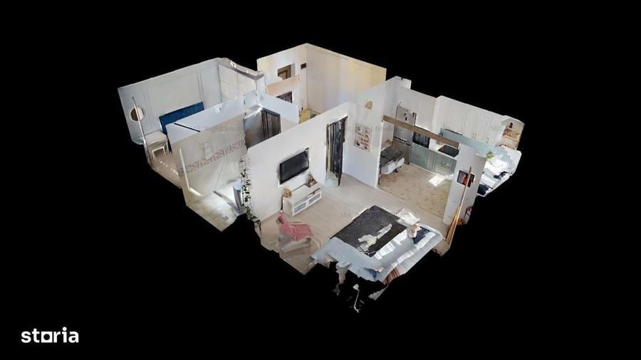 Apartament cu 2 camere decomandat în Sânpetru