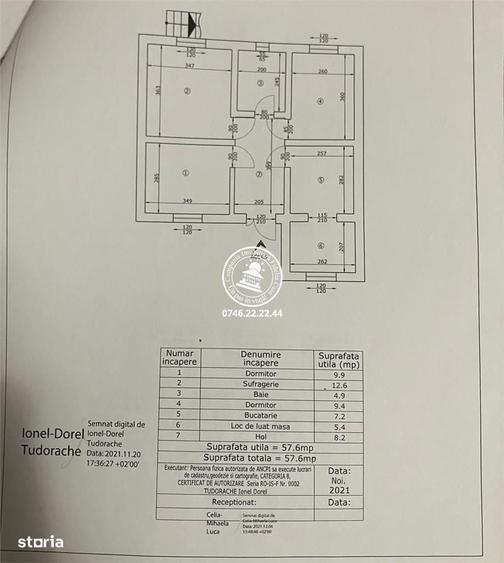 Casă cu 4 camere în Vânători