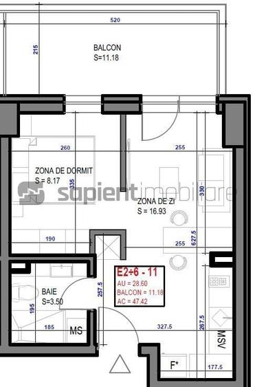 Apartament cu 2 camere în Sânmartin